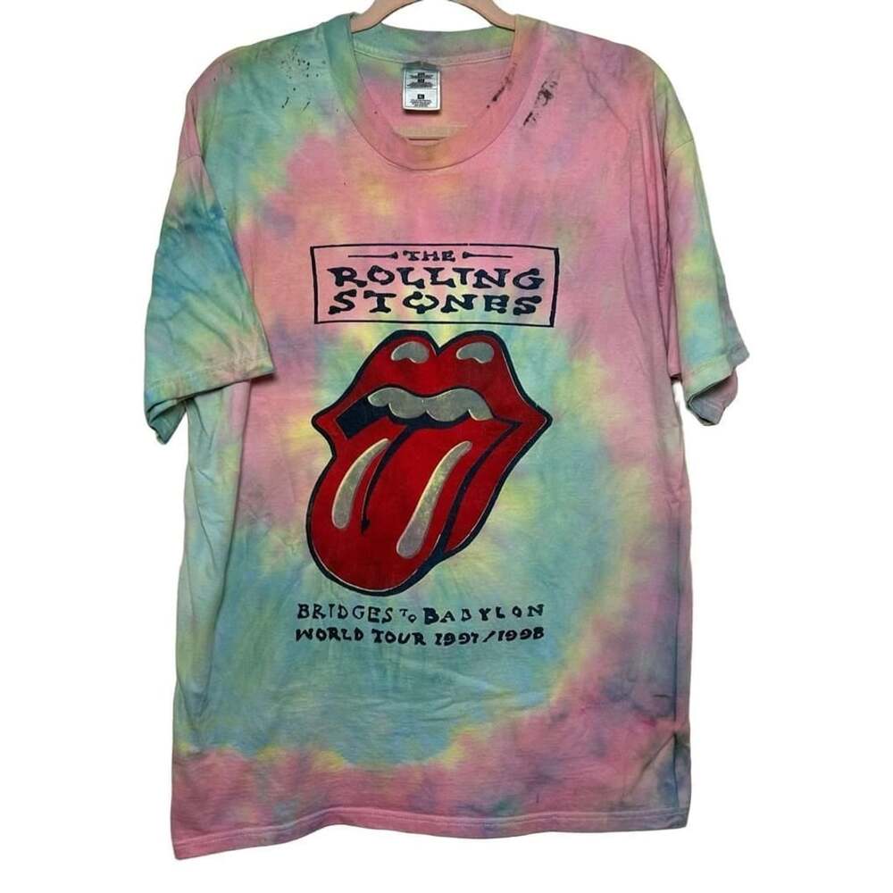 The Rolling Stones T-Shirt XL Tie Dye Tour 1997/1998